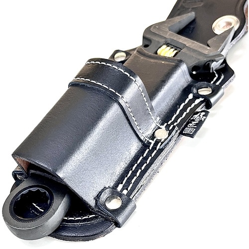 ベストツール 極匠 黒染め牛床革 ラチェット+モン