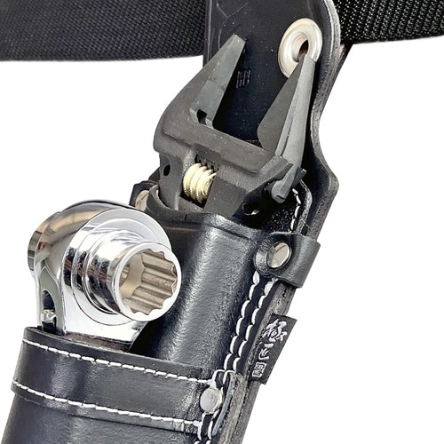 ベストツール 極匠 黒染め牛床革 ラチェット+モン