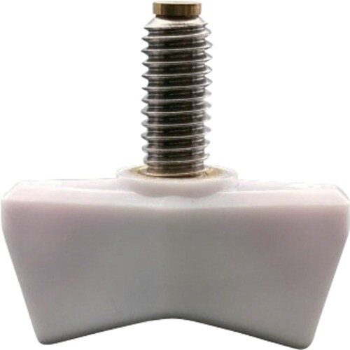 ラクテム ナイロン蝶ネジ 白 M3−6 真鍮パッド