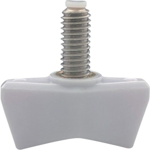 ラクテム ナイロン蝶ネジ 白 M6−18 樹脂パッ