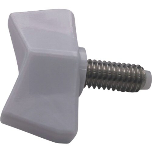 ラクテム ナイロン蝶ネジ 白 M6−18 樹脂パッ