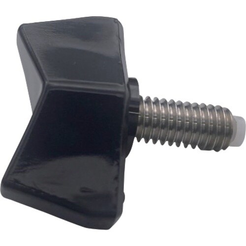 ラクテム ナイロン蝶ネジ 黒 M3−6 樹脂パッド