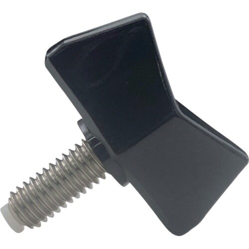 ラクテム ナイロン蝶ネジ 黒 M4−8 樹脂パッド