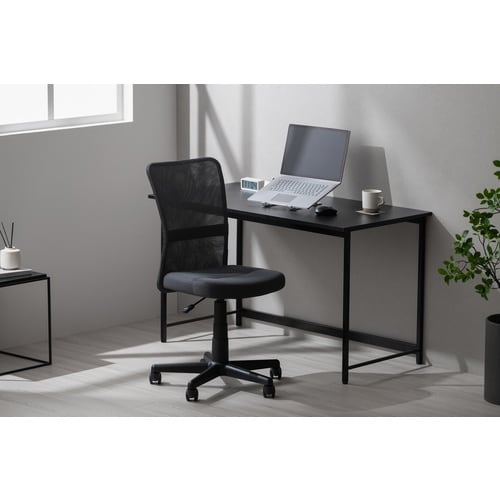 IRIS 108499 メッシュバックチェア ブラ