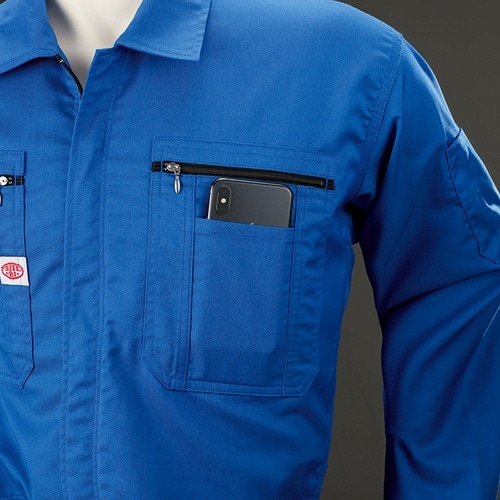 AUTO−BI つなぎ服004スカイブルー LLサ