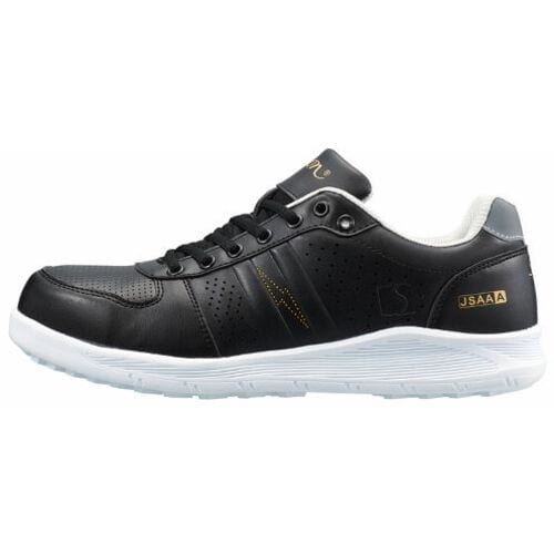 シモン 耐滑静電プロスニーカー NS611黒静電