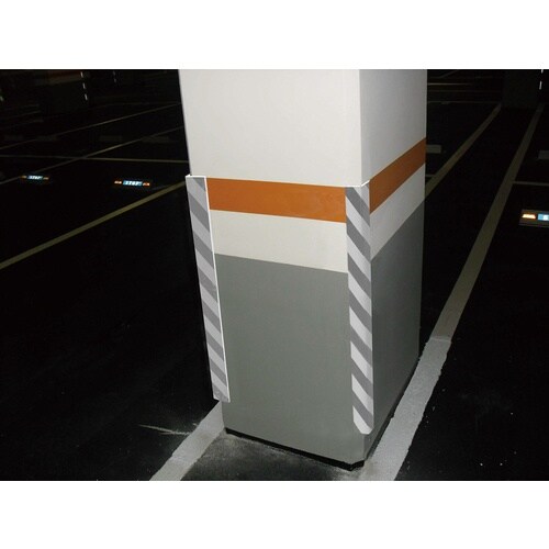 CAR−BOY トラ柄反射クッションL字型1m グ