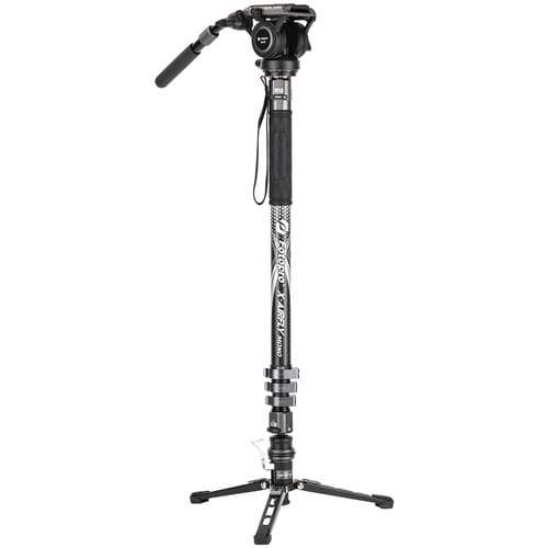 フォトプロ カメラ用 自立式カーボン一脚