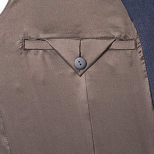 ピエ メンズベストAZ630051 ネイビー M