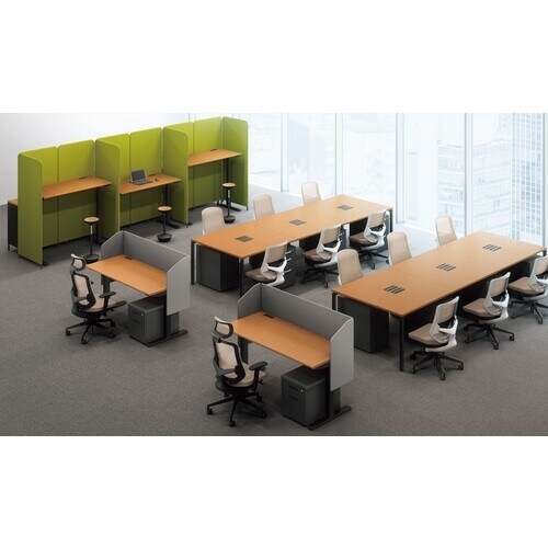 NAIKI デスクパネル(サイドパネル付 リフティ