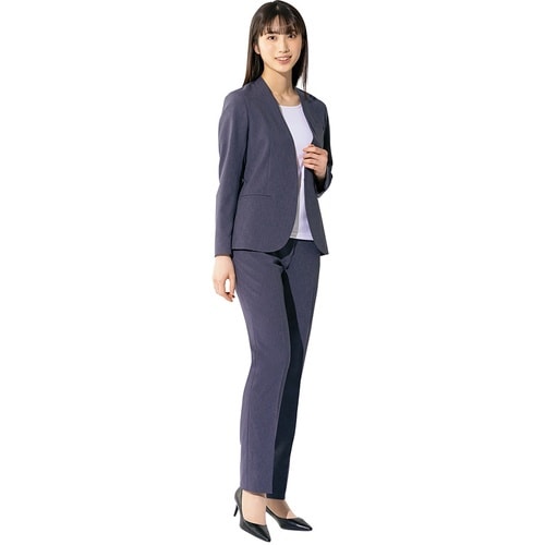 ピエ レディースノーカラージャケットAZ63002