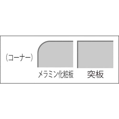 NAIKI ミーティングテーブル(縦配線 KDF型