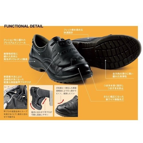 ミドリ安全 新取付型甲プロ付き安全靴 プレミアムハ