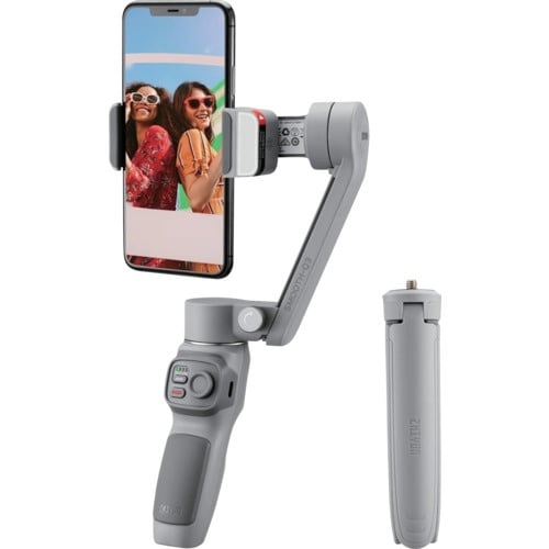 ZHIYUN LEDフィルライト付きスマホ用ジンバ