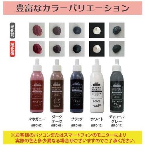 高森コーキ キズかくしカラーパテ ブラック