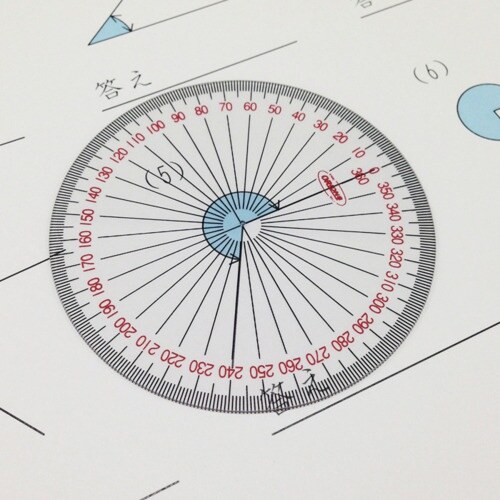 共栄プラスチック 全円分度器 8cm