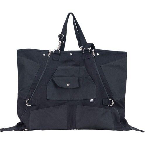 ナカバヤシ 5WAY難燃エプロンバッグL/ブラック