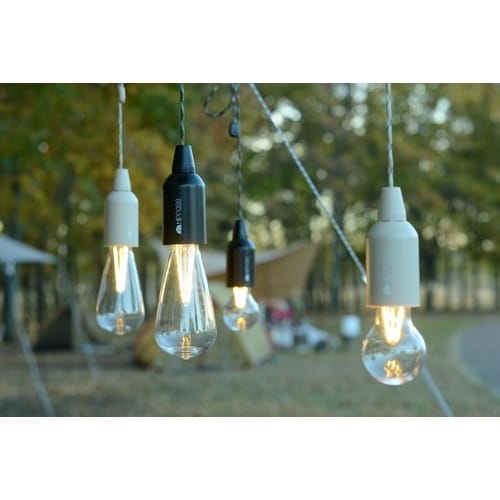 ナカバヤシ LEDリモコンハンギングランプM/タン