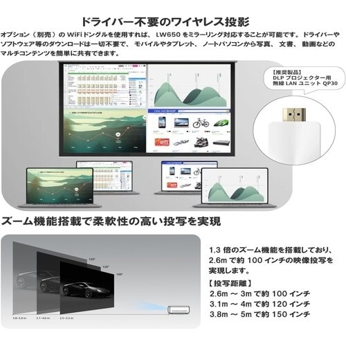 BenQ <BenQ>LW650 DLP WXGA