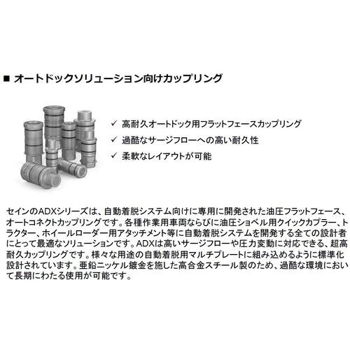 CEJN ADXシリーズ カップリング G1/2メ