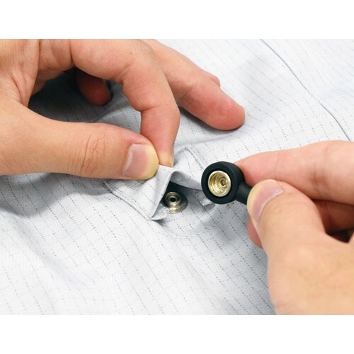 HOZAN ESD袖付エプロン