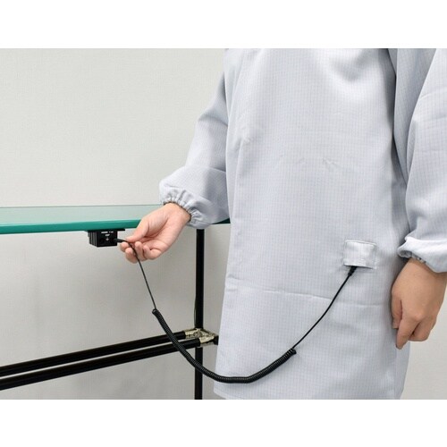 HOZAN ESD袖付エプロン