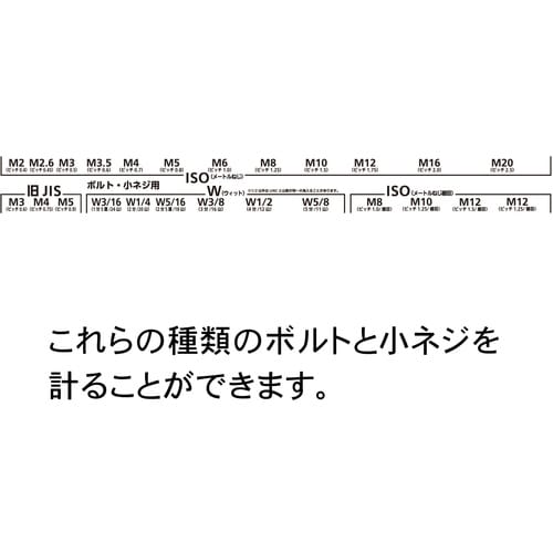 DAIDOHANT アクリルねじチェッカー ボルト