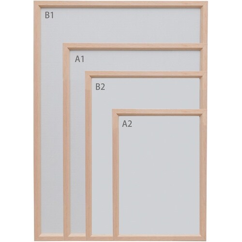 キング 木製ポスターフレーム B2 ナチュラル