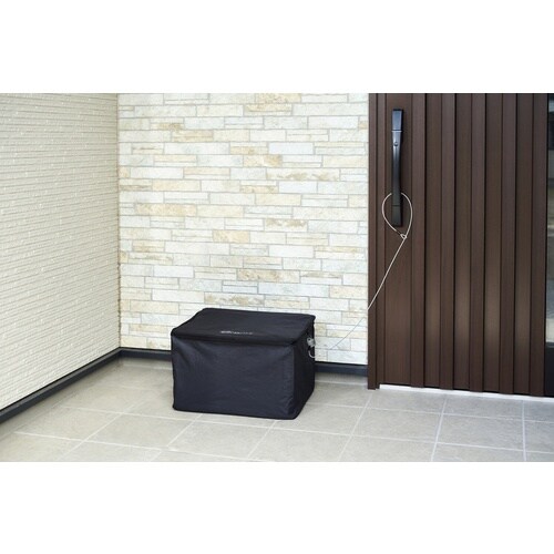 IRIS 107875 ソフト宅配ボックス ブラッ