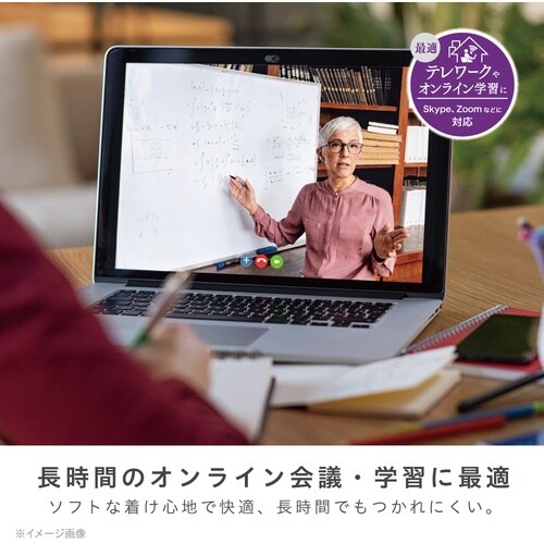 ソニック 快適ヘッドセット 両耳 USBタイプ グ