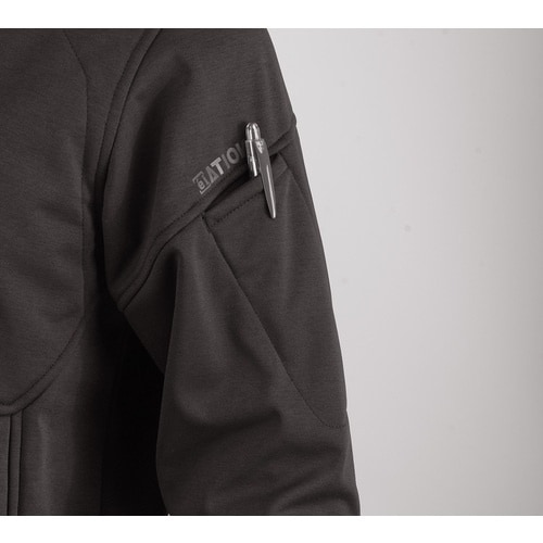 カジメイク 8340 防風ソフトシェルブルゾン ブ