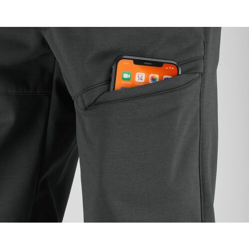 カジメイク 8344 防風ソフトシェルパンツ ブラ