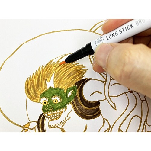 マジックインキ ギター ロングスティック ブラッシ