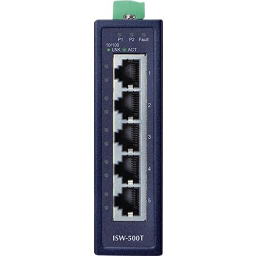 PLANET コンパクトイーサネットスイッチ 産業