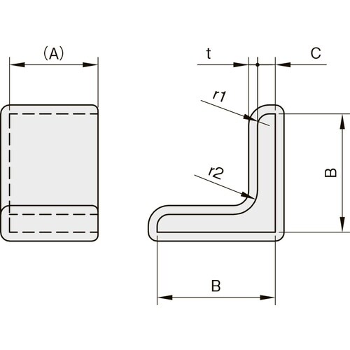 IWATA 保護キャップ Lアングル(R付)用 (
