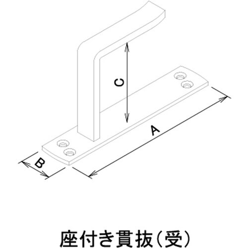 DAIDOHANT ユニクロ かんぬき 45mm