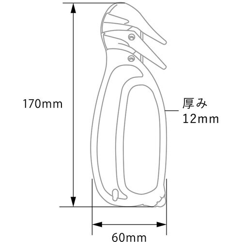 BURRTEC バーキンタ ペンギンカッター 緑