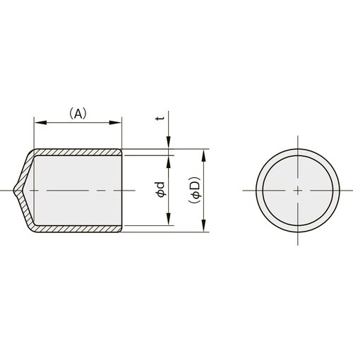IWATA 保護キャップ 丸 (100個入) 赤
