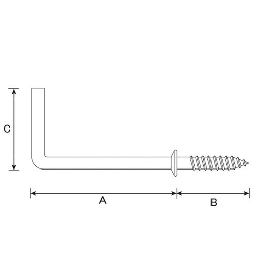 DAIDOHANT 真鍮 洋折釘(ヨーオレ) 20