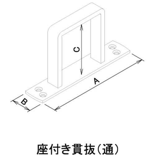 DAIDOHANT ユニクロ かんぬき 50mm