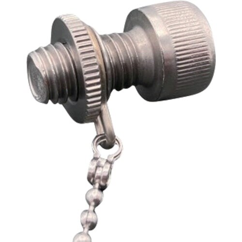 ラクテム ローレットナット 脱落防止チェーン付 M