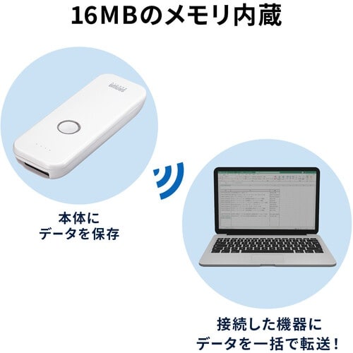 SANWA Bluetooth1次元バーコードリー