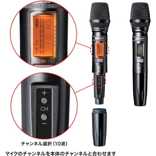 SANWA ワイヤレスマイク付き拡声器スピーカー(