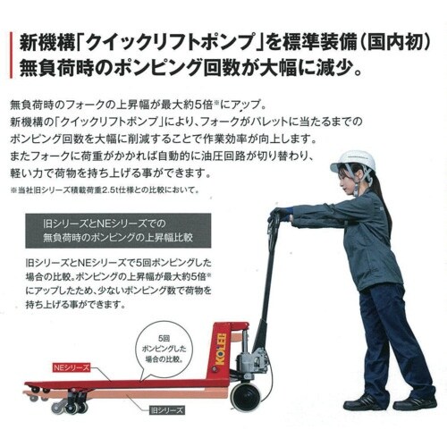 コレック NE型ハンドパレットトラック 2500k