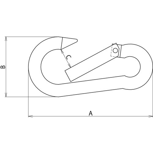 DAIDOHANT アルミスナップフック 5mm