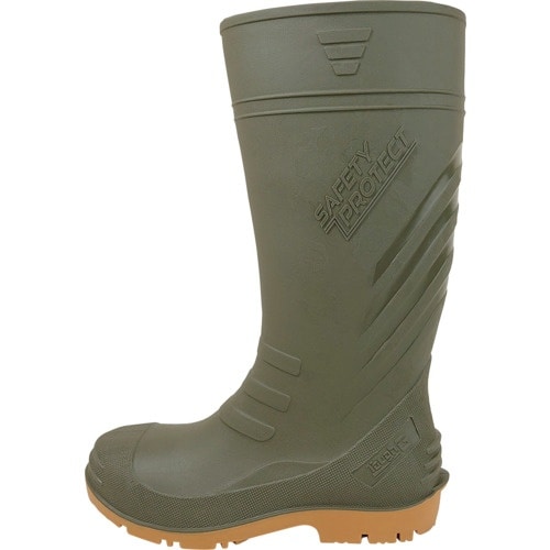 喜多 TPE踏貫き防止セーフティブーツ カーキ 4