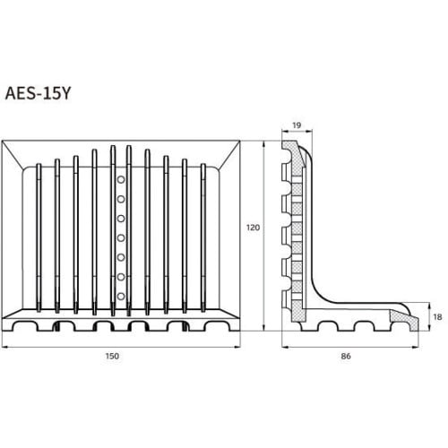 TS TS ストレーナー AES−15Y グレー