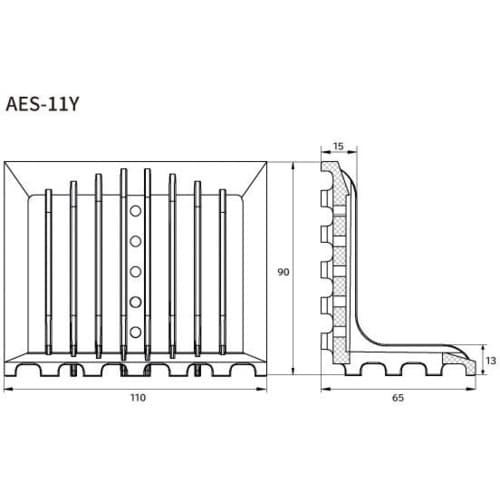 TS TS ストレーナー AES−11Y ブラック