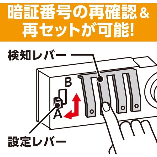 ソニック ダイヤル式 キーボックス 54個吊