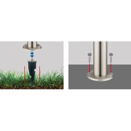 musashi ガーデンソーラーライト 2W 丸型